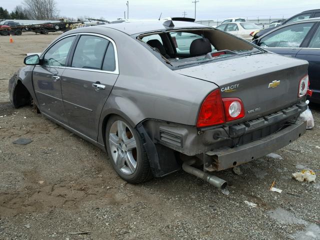 1G1ZC5E08CF264663 - 2012 CHEVROLET MALIBU 1LT 棕色 照片 3