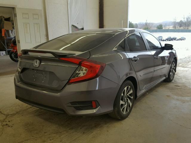 19XFC2F75GE019873 - 2016 HONDA CIVIC EX ნაცრისფერი ფოტო 4