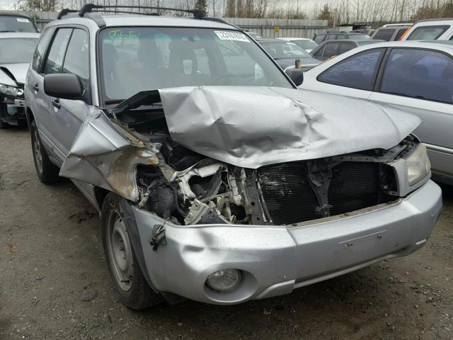 JF1SG65675H714968 - 2005 SUBARU FORESTER 2 SILVER photo 1