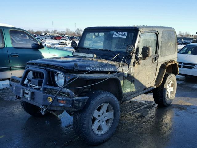 1J4FA69S14P769872 - 2004 JEEP WRANGLER / BLACK photo 2