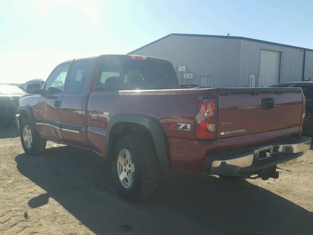 1GCEK19B66Z169079 - 2006 CHEVROLET SILVERADO MAROON photo 3