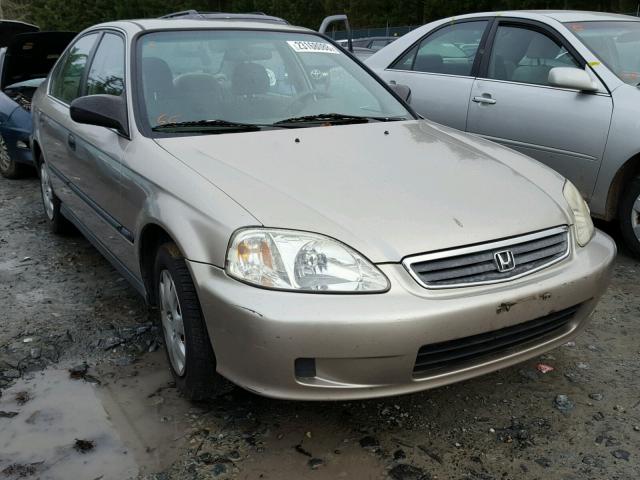 2HGEJ6678YH531756 - 2000 HONDA CIVIC LX TAN photo 1