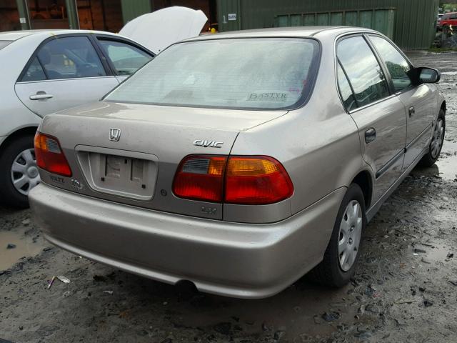 2HGEJ6678YH531756 - 2000 HONDA CIVIC LX TAN photo 4