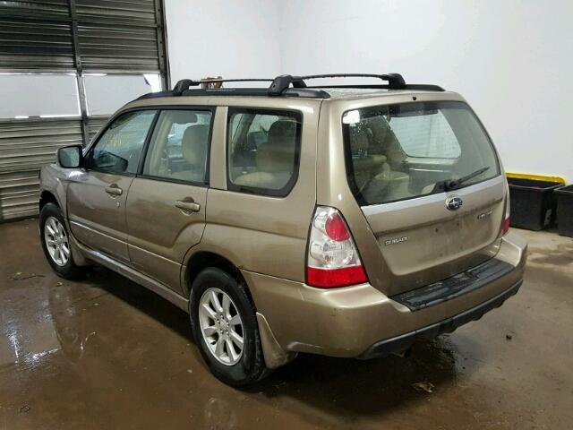 JF1SG65648H708937 - 2008 SUBARU FORESTER 2 BROWN photo 3