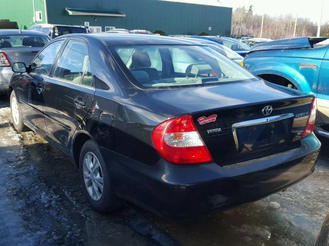 4T1BF32K14U076943 - 2004 TOYOTA CAMRY LE BLACK photo 3