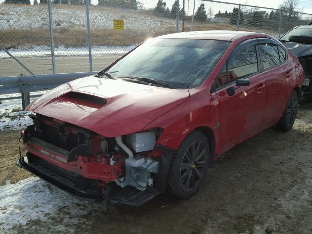 JF1VA1A65F9807779 - 2015 SUBARU WRX RED photo 2