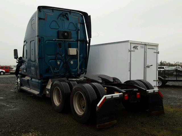 1FUJGLDR0CSBF3438 - 2012 FREIGHTLINER CASCADIA 1 BLUE photo 3