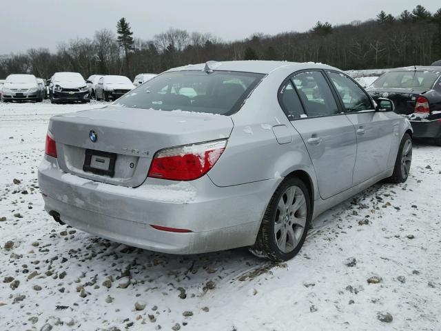 WBANV93508CW51526 - 2008 BMW 535 XI GRAY photo 4