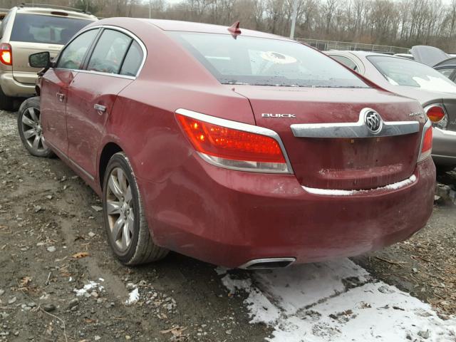 1G4GE5GD2BF320468 - 2011 BUICK LACROSSE C RED photo 3