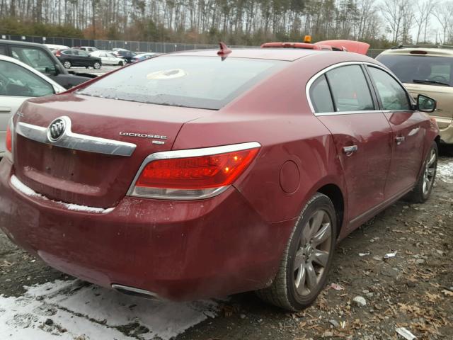 1G4GE5GD2BF320468 - 2011 BUICK LACROSSE C RED photo 4