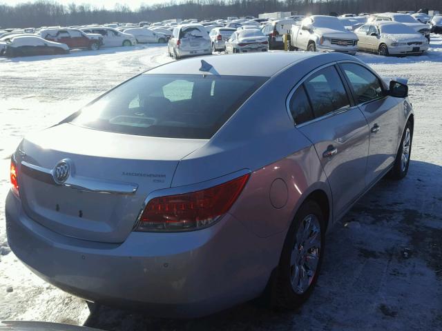 1G4GC5EGXAF295627 - 2010 BUICK LACROSSE C SILVER photo 4