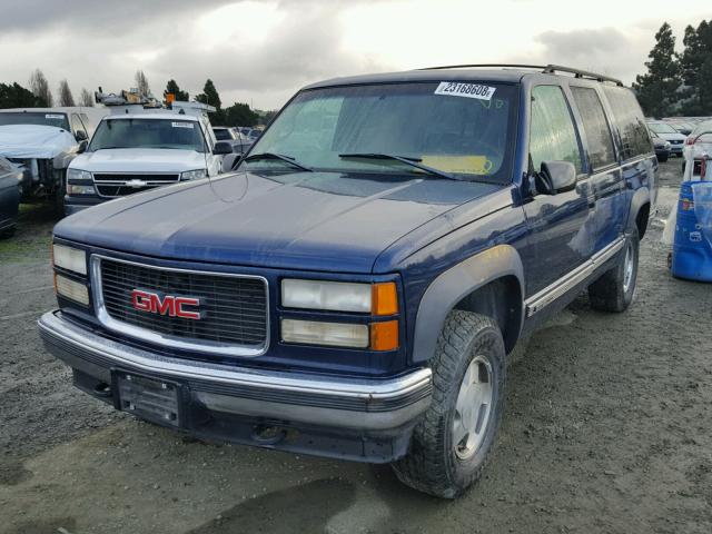 3GKFK16R6XG501548 - 1999 GMC SUBURBAN K BLUE photo 2