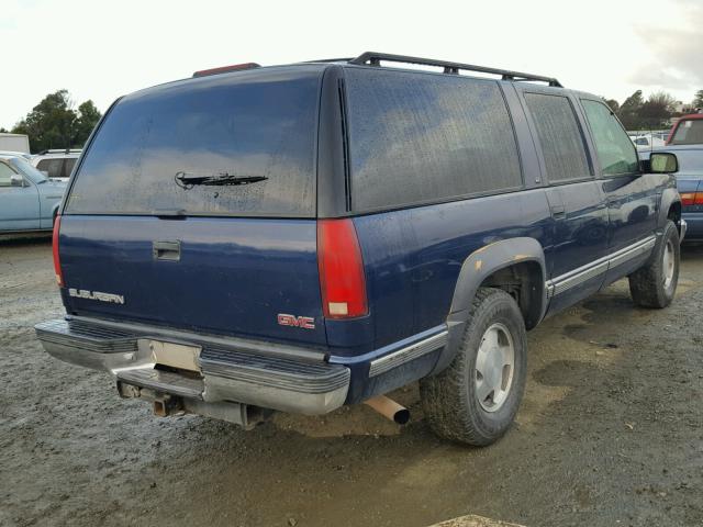 3GKFK16R6XG501548 - 1999 GMC SUBURBAN K BLUE photo 4