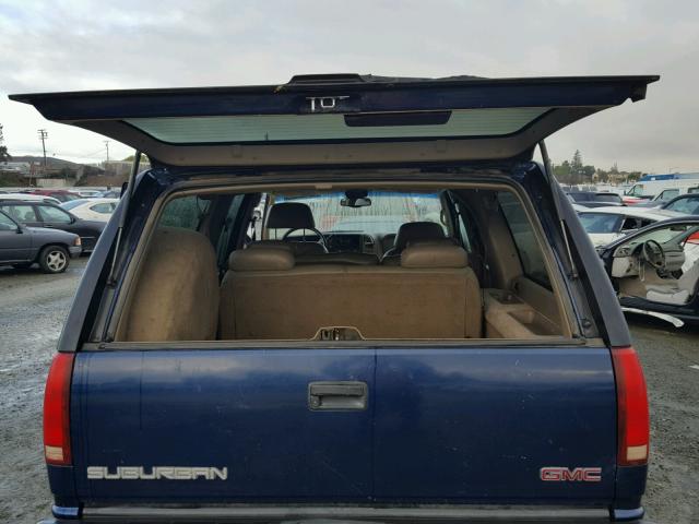 3GKFK16R6XG501548 - 1999 GMC SUBURBAN K BLUE photo 9