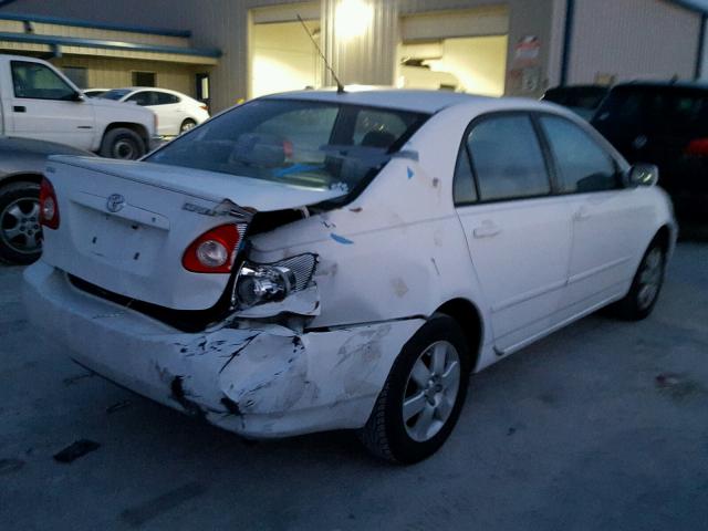 2T1BR32E63C159253 - 2003 TOYOTA COROLLA CE WHITE photo 4