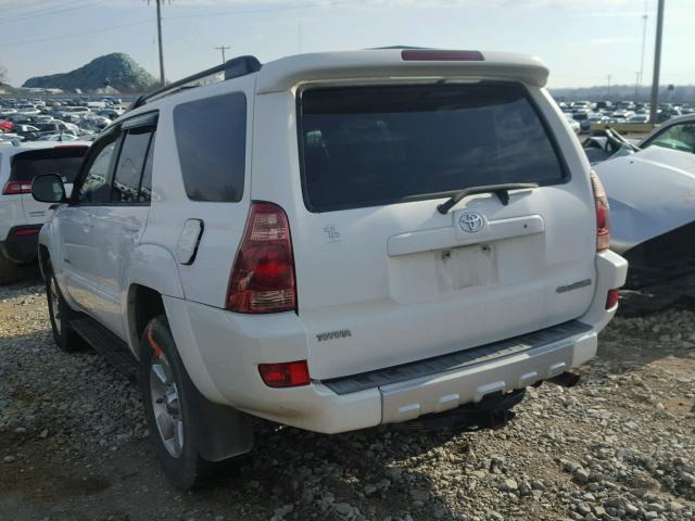 JTEBT14R740032542 - 2004 TOYOTA 4RUNNER SR WHITE photo 3