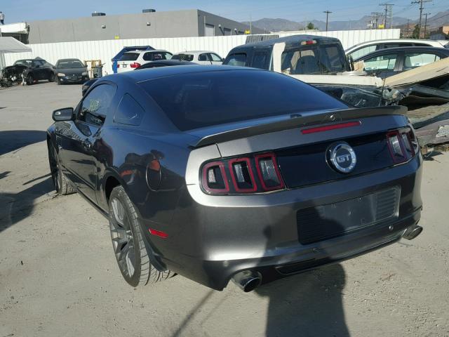 1ZVBP8CFXD5210940 - 2013 FORD MUSTANG GT GRAY photo 3