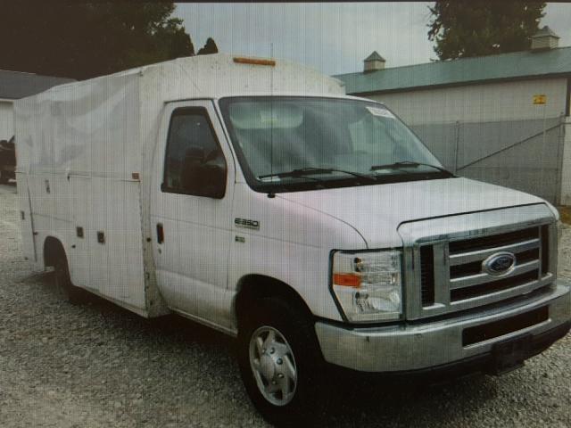 1FDSE3FL6CDA18864 - 2012 FORD ECONOLINE WHITE photo 1