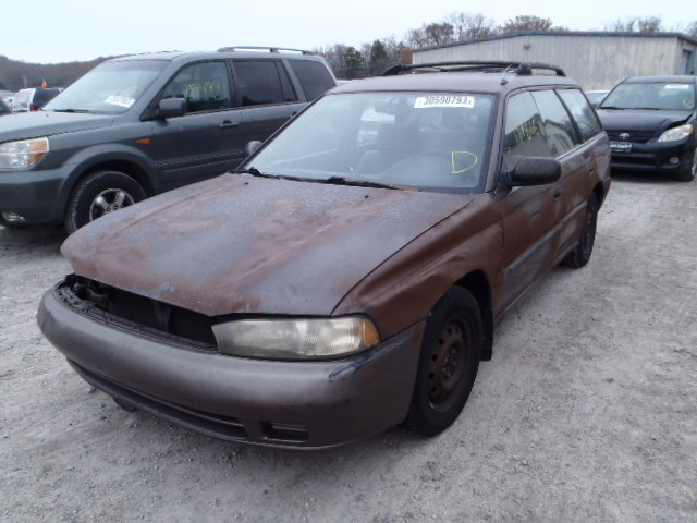 4S3BK6359S6359506 - 1995 SUBARU LEGACY L/O BROWN photo 2