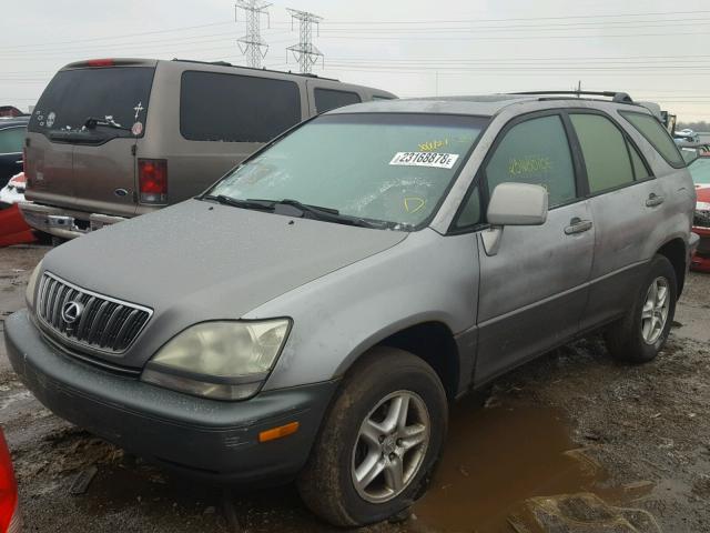 JTJHF10U630303229 - 2003 LEXUS RX 300 GRAY photo 2