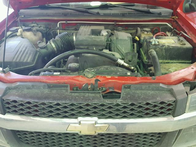 1GCDT136448215810 - 2004 CHEVROLET COLORADO RED photo 7