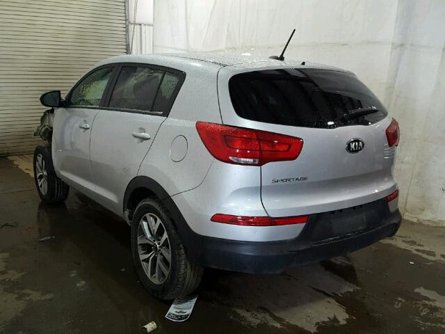 KNDPB3AC1G7862759 - 2016 KIA SPORTAGE L SILVER photo 3