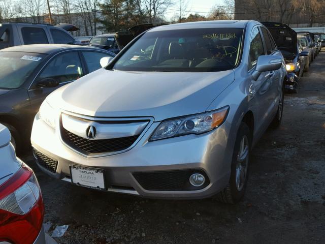 5J8TB4H50EL020416 - 2014 ACURA RDX TECHNO SILVER photo 2