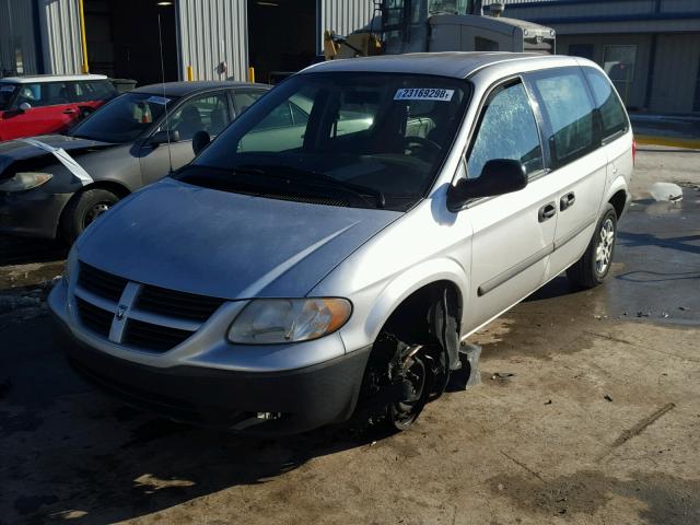 1D4GP25B77B153671 - 2007 DODGE CARAVAN SE SILVER photo 2