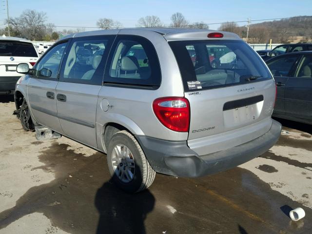 1D4GP25B77B153671 - 2007 DODGE CARAVAN SE SILVER photo 3