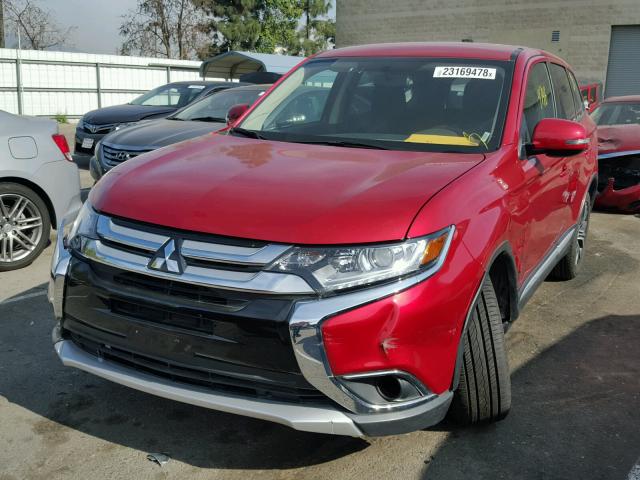 JA4AD3A30HZ028028 - 2017 MITSUBISHI OUTLANDER RED photo 2