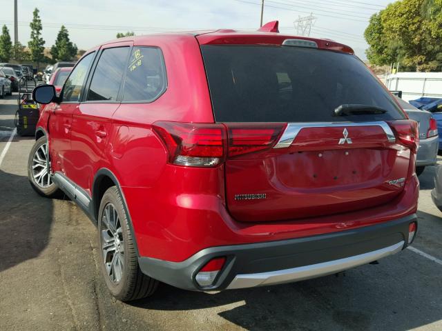 JA4AD3A30HZ028028 - 2017 MITSUBISHI OUTLANDER RED photo 3