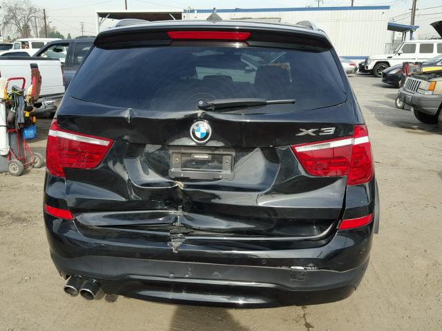 5UXWZ7C55H0T43638 - 2017 BMW X3 SDRIVE2 BLACK photo 9