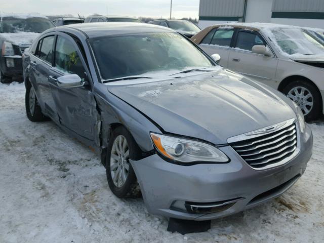 1C3CCBCG6DN745003 - 2013 CHRYSLER 200 LIMITE SILVER photo 1