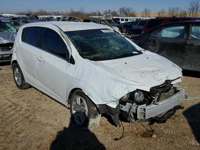 1G1JD6SHXC4128234 - 2012 CHEVROLET SONIC LT WHITE photo 1