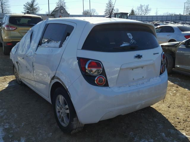 1G1JD6SHXC4128234 - 2012 CHEVROLET SONIC LT WHITE photo 3