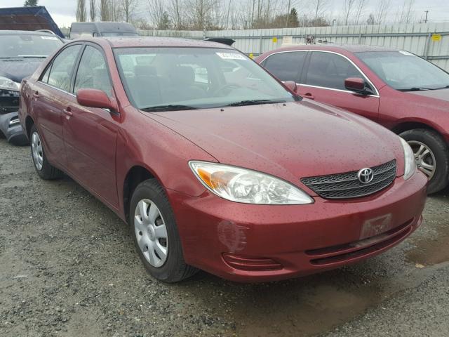 JTDBE32K130153811 - 2003 TOYOTA CAMRY LE BURGUNDY photo 1