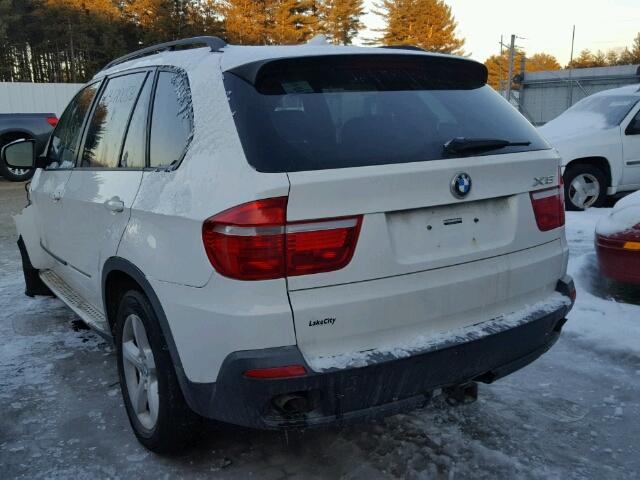 4USFE43537LY77580 - 2007 BMW X5 3.0I WHITE photo 3