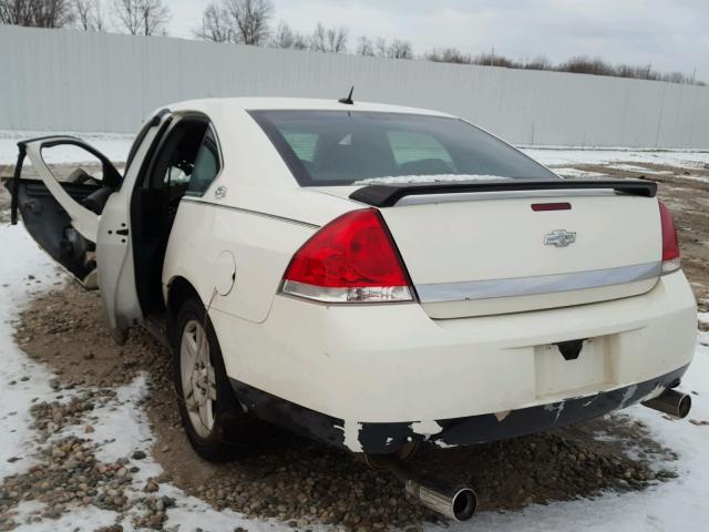 2G1WC581969219025 - 2006 CHEVROLET IMPALA LT WHITE photo 3