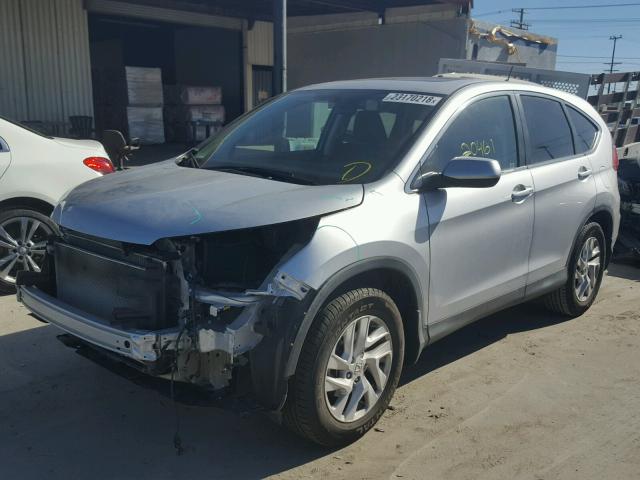 2HKRM3H54FH509517 - 2015 HONDA CR-V EX SILVER photo 2