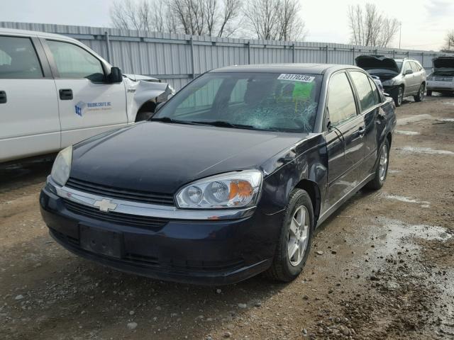 1G1ZT54825F277838 - 2005 CHEVROLET MALIBU LS BLUE photo 2