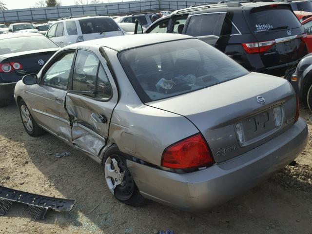 3N1CB51D04L905792 - 2004 NISSAN SENTRA 1.8 SILVER photo 3