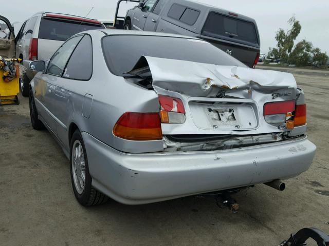 1HGEJ8242WL104001 - 1998 HONDA CIVIC EX SILVER photo 3