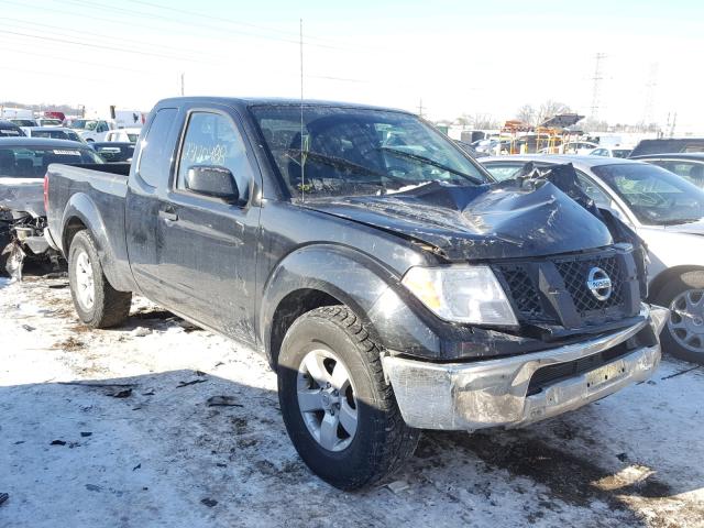 1N6AD0CU8BC412480 - 2011 NISSAN FRONTIER S BLACK photo 1