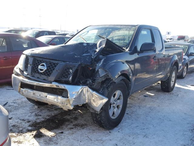 1N6AD0CU8BC412480 - 2011 NISSAN FRONTIER S BLACK photo 2