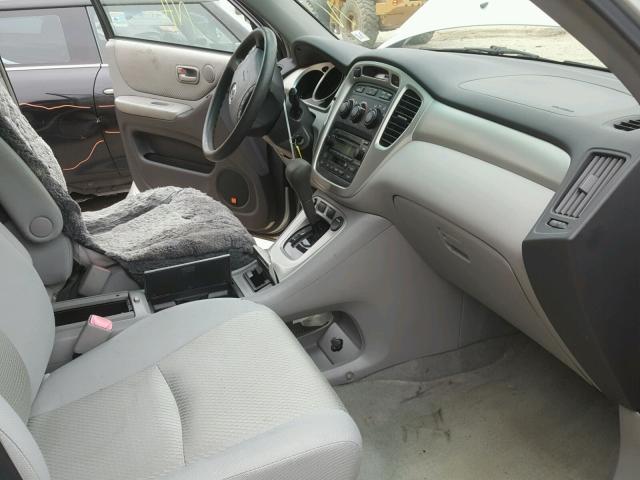 JTEDW21AX60016245 - 2006 TOYOTA HIGHLANDER SILVER photo 5