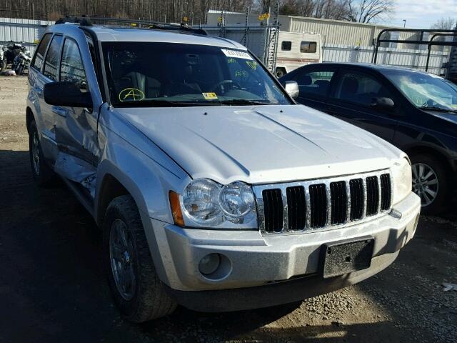 1J8HR58277C503165 - 2007 JEEP GRAND CHER SILVER photo 1