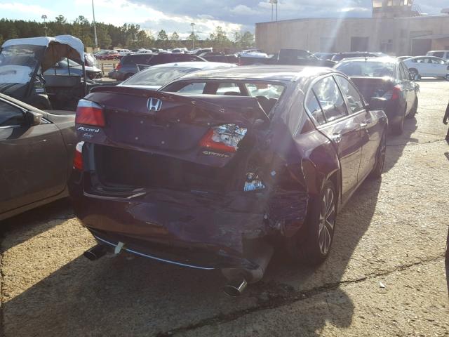 1HGCR2F58EA179120 - 2014 HONDA ACCORD SPO MAROON photo 4