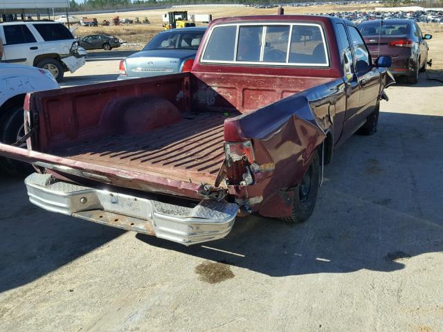 JT4VN93G0K0004525 - 1989 TOYOTA PICKUP 1/2 RED photo 4