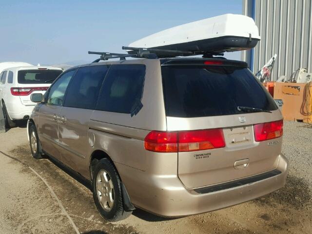 2HKRL1862XH544770 - 1999 HONDA ODYSSEY EX BEIGE photo 3