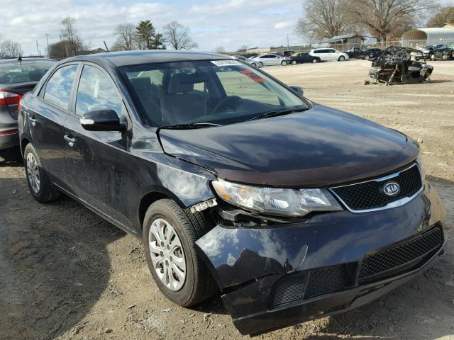 KNAFU4A26A5853817 - 2010 KIA FORTE EX BLACK photo 1